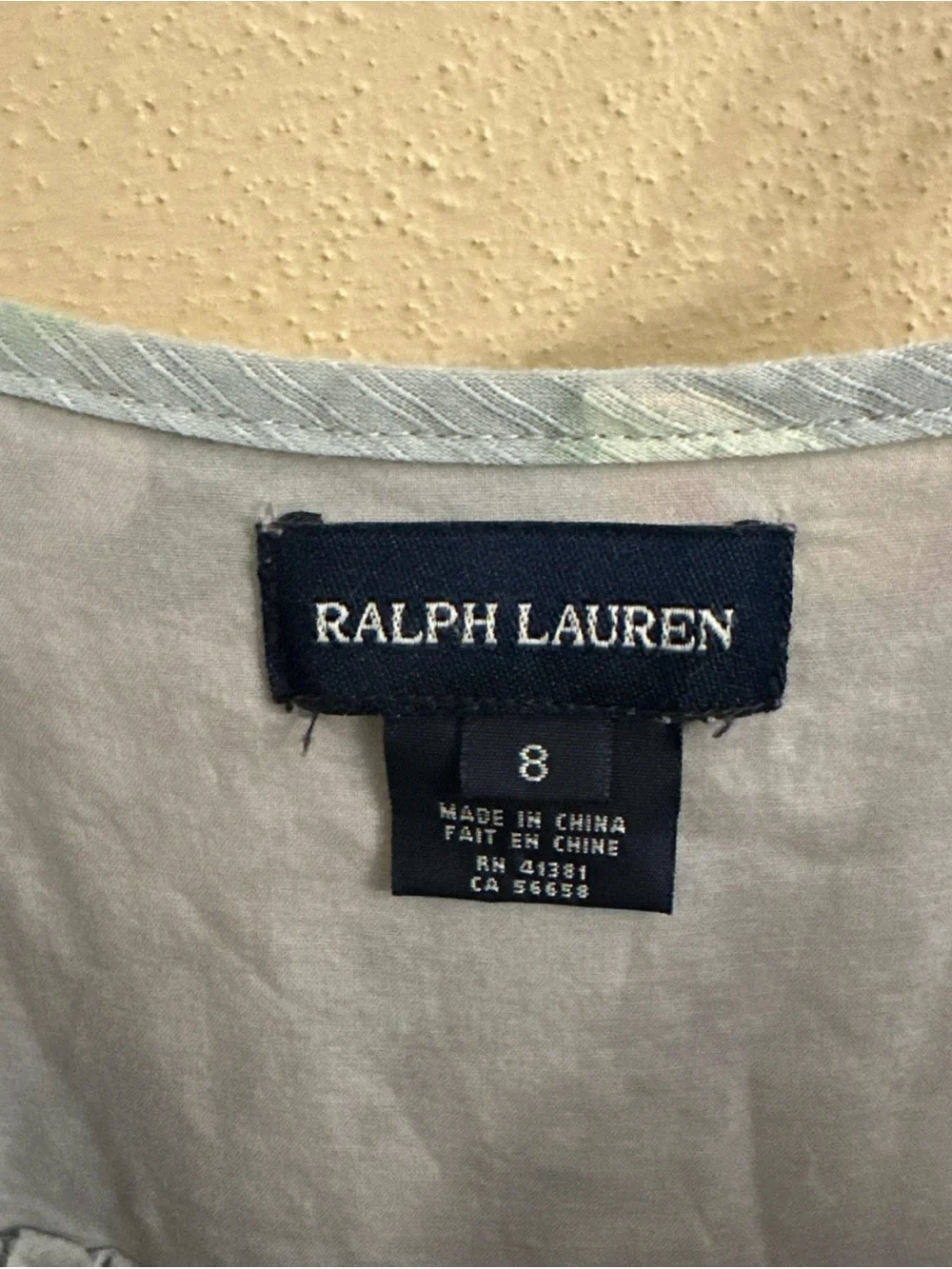 Ralph Lauren Girls Dress Size 8 Floral Layered Cottagecore Birthday Event